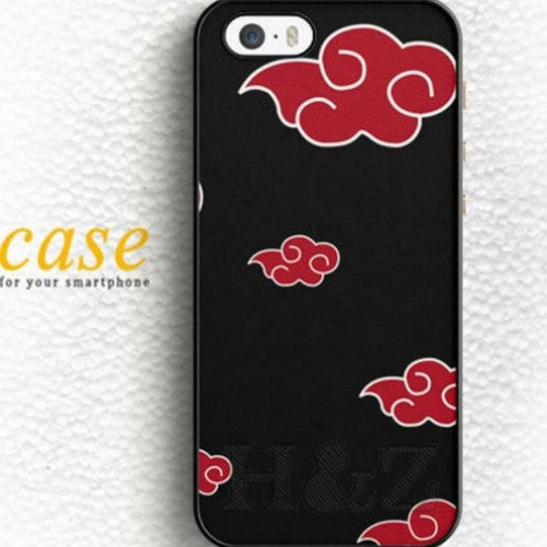 Hard Skin Mobile Phone Cases Accessories For iPhone 6 6 plus 5c 5s 5 4 4s Case Back Cover --Anime Naruto Akatsuki Desgin